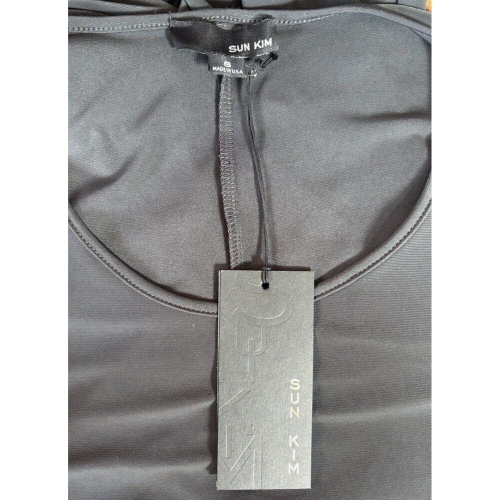 Sun Kim Pullover Tunic Top Women’s Size Small Gray Minimalist Lagenlook - Picture 6 of 9